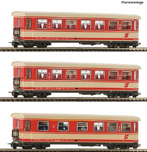 【予約】ナローゲージ客車 Jaffa塗装 3輌セット OeBB Ep4 Ep5