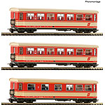 鉄道模型通販　製品画像【予約】ナローゲージ客車 Jaffa塗装 3輌セット OeBB