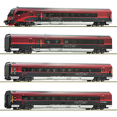 Railjet客車4両セット OeBB Ep6