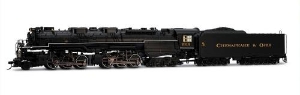 SL C&O class 2-6-6-6 Allegheny #1601 DCC Sound