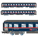 鉄道模型通販　製品画像Nightjet クシェット客車2両セット ブルー Ep6