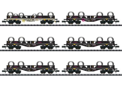 コイル輸送貨車6輌セット Ep6