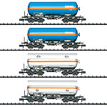 鉄道模型通販　製品画像加圧ガスタンク貨車4輌セット DB Ep5