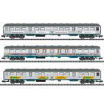 n-Wagen 客車3輌セット Silberlinge 広告付き DB Ep5