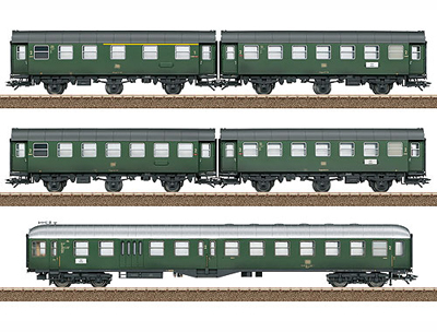 客車セット DB Ep4 DCC 室内照明付き ウェザリング仕様