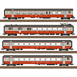【予約】Swiss Express 客車4輌セット SBB Ep4 室内灯付き
