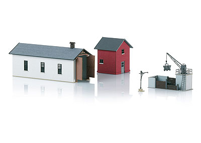 組立キット　支線の検修庫