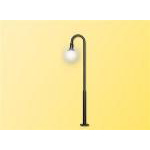 HO 街路灯 黒 LED電球色　高さ87mm