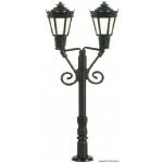 N 街灯 2灯式 黒 LED電球色　高さ37mm